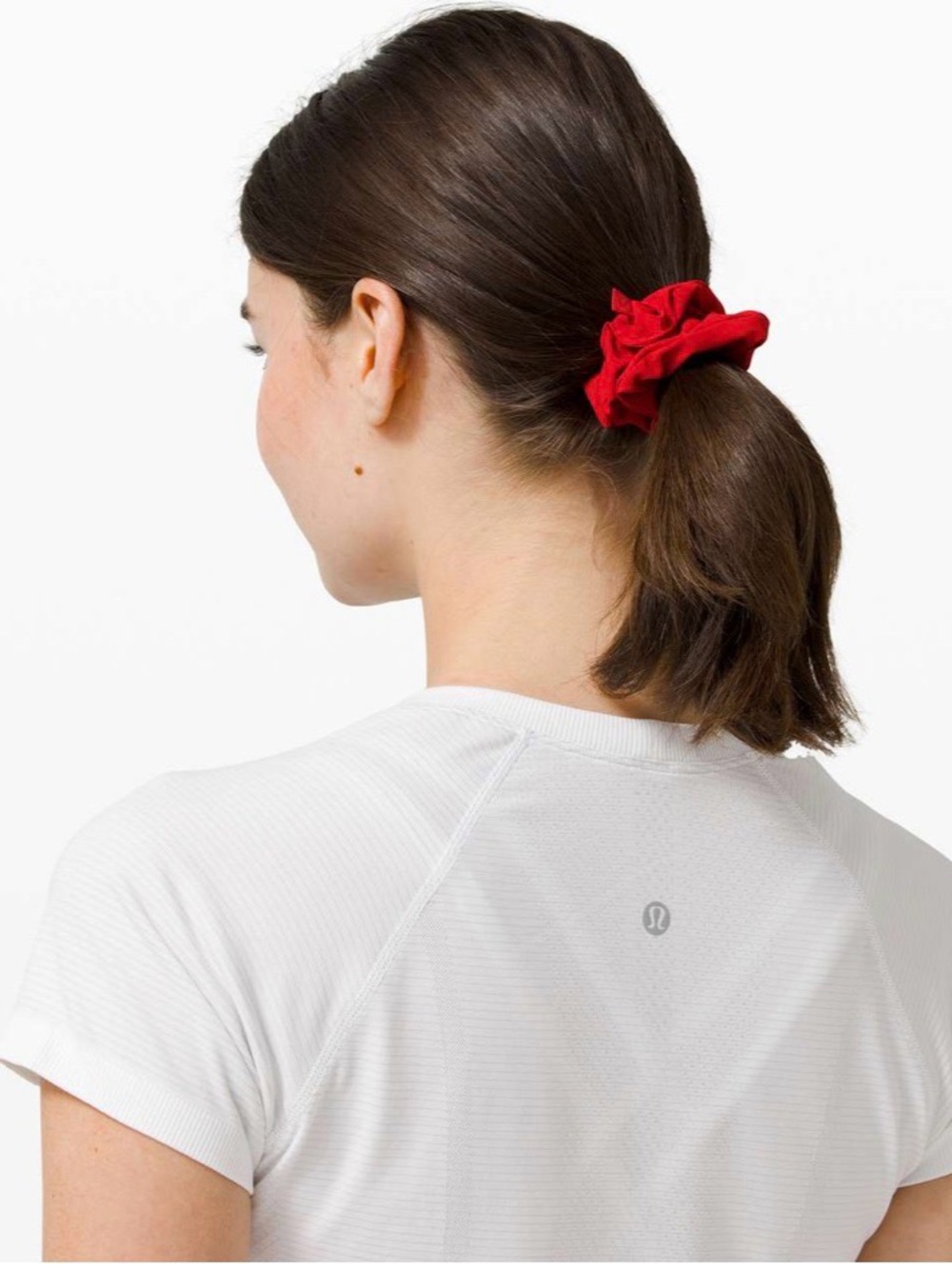 LULULEMON Uplifting Scrunchie True Red NWT - Picture 2 of 11